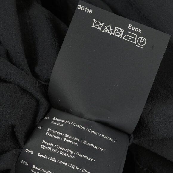 Annette Gortz SS/20 Evox Nero Cotton Snap-Off Jacket *MISSING SLEEVE ATTACHMENTS - Picture 12 of 13